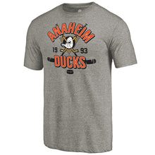 Load image into Gallery viewer, Anaheim Ducks Hometown Collection Tri-Blend T-Shirt - Gray NHL Guys Tee
