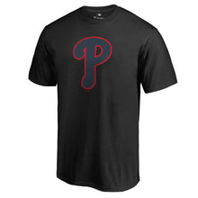 Load image into Gallery viewer, Philadelphia Phillies Taylor T-Shirt - Black MLB Guys Tee
