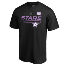 Load image into Gallery viewer, Dallas Stars 2020 Hockey Fights Cancer Prime T-Shirt - Black NHL Guys Tee
