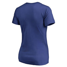 Load image into Gallery viewer, Chicago Cubs Women&#39;s Primary Logo V-Neck T-Shirt - Royal MLB Ladies V-Neck
