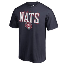 Load image into Gallery viewer, Washington Nationals Nickname Hometown T-Shirt - Navy MLB Guys Tee
