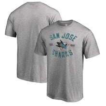 Load image into Gallery viewer, San Jose Sharks Heritage T-Shirt - Ash NHL Guys Tee
