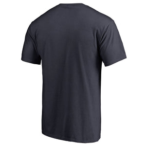 Edmonton Oilers Vintage Collection Line Shift Big And Tall T-Shirt - Navy NHL Guys Tee