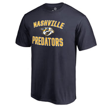 Load image into Gallery viewer, Nashville Predators Victory Arch T-Shirt - Navy NHL Guys Tee
