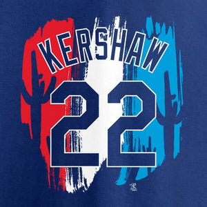 Clayton Kershaw Los Angeles Dodgers Women's 2019 Spring Training Name & Number V-Neck T-Shirt - Royal MLB Ladies V-Neck