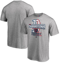 Load image into Gallery viewer, Boston Red Sox 2018 American League Champions Locker Room T-Shirt - Heather Gray MLB Guys Tee
