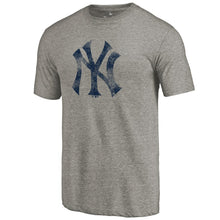 Load image into Gallery viewer, New York Yankees Team Tri-Blend T-Shirt - Heathered Gray MLB Guys Tee
