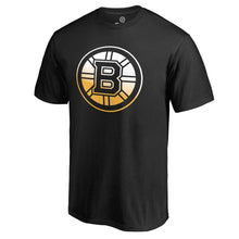 Load image into Gallery viewer, Boston Bruins Gradient Logo T-Shirt - Black NHL Guys Tee
