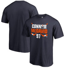 Load image into Gallery viewer, Connor Mcdavid Edmonton Oilers Hometown Collection Cm97 T-Shirt - Navy NHL Guys Tee
