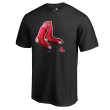 Load image into Gallery viewer, Boston Red Sox Midnight Mascot T-Shirt - Black MLB Guys Tee
