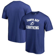 Load image into Gallery viewer, Tampa Bay Lightning Victory Arch T-Shirt - Blue NHL Guys Tee
