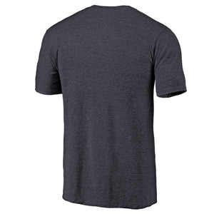 Nashville Predators Slant Strike Tri-Blend T-Shirt - Navy NHL Guys Tee