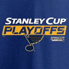 Load image into Gallery viewer, St. Louis Blues 2019 Stanley Cup Playoffs Bound Body Checking T-Shirt - Royal NHL Guys Tee
