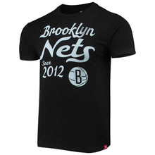 Load image into Gallery viewer, Brooklyn Nets Sportiqe Comfy Tri-Blend T-Shirt - Black NBA Guys Tee
