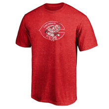 Load image into Gallery viewer, Cincinnati Reds True Classics Throwback Logo Tri-Blend T-Shirt - Red MLB Guys Tee
