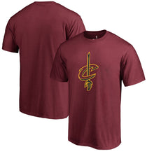 Load image into Gallery viewer, Cleveland Cavaliers Primary Logo T-Shirt - Wine NBA Guys Tee
