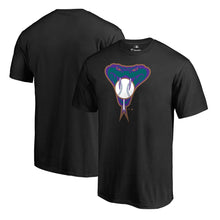 Load image into Gallery viewer, Arizona Diamondbacks Cooperstown Collection Huntington T-Shirt - Black MLB Guys Tee
