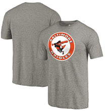 Load image into Gallery viewer, Baltimore Orioles Cooperstown Collection Forbes Tri-Blend T-Shirt - Ash MLB Guys Tee
