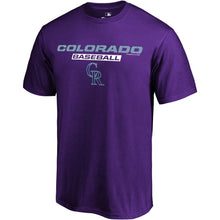 Load image into Gallery viewer, Colorado Rockies Just Like That T-Shirt - Purple MLB Guys Tee
