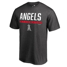 Load image into Gallery viewer, Los Angeles Angels Win Stripe Big And Tall T-Shirt - Ash MLB Guys Tee
