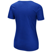 Load image into Gallery viewer, Dallas Mavericks Majestic Women's The Main Thing T-Shirt - Blue NBA Ladies V-Neck
