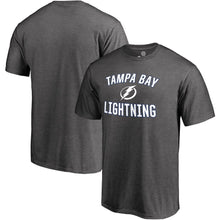 Load image into Gallery viewer, Tampa Bay Lightning Victory Arch T-Shirt - Heathered Gray NHL Guys Tee
