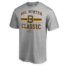 Load image into Gallery viewer, Boston Bruins 2019 Winter Classic Vintage T-Shirt - Heather Gray NHL Guys Tee
