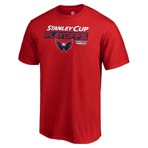 Washington Capitals 2019 Stanley Cup Playoffs Bound Body Checking T-Shirt - Red NHL Guys Tee