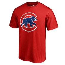 Load image into Gallery viewer, Chicago Cubs Primary Logo T-Shirt - Red MLB Guys Tee

