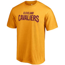 Load image into Gallery viewer, Cleveland Cavaliers Primary Wordmark T-Shirt - Gold NBA Guys Tee
