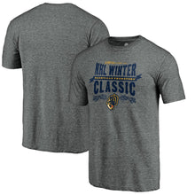Load image into Gallery viewer, Nashville Predators 2020 Winter Classic Lone Star Tri-Blend T-Shirt - Heather Gray NHL Guys Tee
