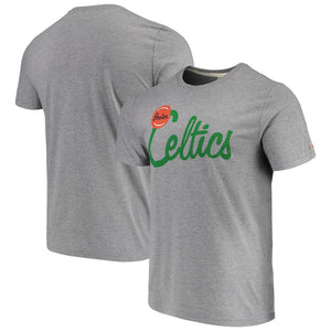 Boston Celtics Tri-Blend Team T-Shirt - Gray NBA Guys Tee