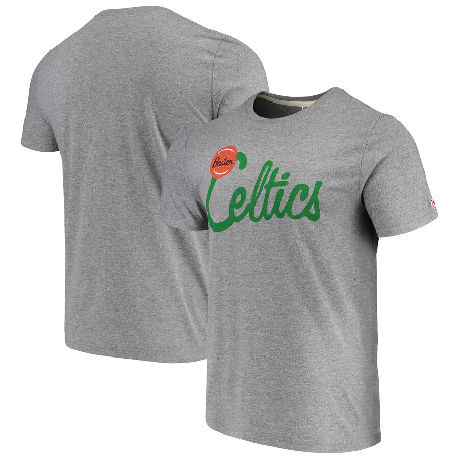 Boston Celtics Tri-Blend Team T-Shirt - Gray NBA Guys Tee