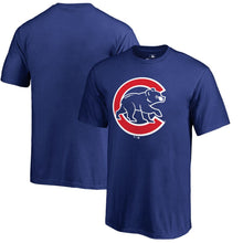 Load image into Gallery viewer, Chicago Cubs Primary Logo T-Shirt - Royal MLB Guys Tee
