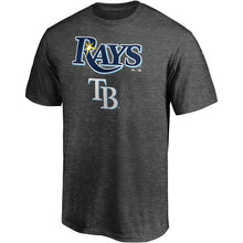 Load image into Gallery viewer, Tampa Bay Rays Basic T-Shirt - Heathered Charcoal MLB Guys Tee
