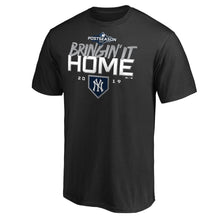 Load image into Gallery viewer, New York Yankees 2019 Division Series Winner Locker Room T-Shirt - Black MLB Guys Tee
