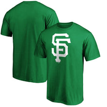Load image into Gallery viewer, San Francisco Giants St. Patrick's Day Logo T-Shirt - Kelly Green MLB Guys Tee
