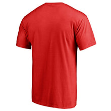 Load image into Gallery viewer, Washington Capitals Team Lockup T-Shirt - Red NHL Guys Tee
