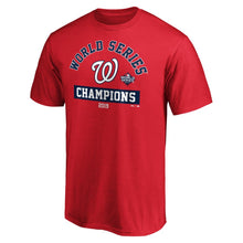 Load image into Gallery viewer, Washington Nationals 2019 World Series Champions Magic Number T-Shirt - Red MLB Guys Tee
