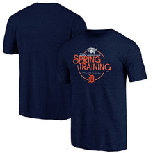 Load image into Gallery viewer, Detroit Tigers 2020 Spring Training Round Trip Tri-Blend T-Shirt – Navy MLB Guys Tee
