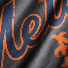 Load image into Gallery viewer, New York Mets Majestic Threads Granite Tri-Blend Crew T-Shirt - Gray MLB Guys Tee
