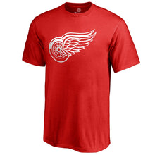 Load image into Gallery viewer, Detroit Red Wings Primary Logo T-Shirt - Red NHL Guys Tee
