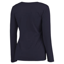 Load image into Gallery viewer, Chicago Bears Nfl Pro Line Women's Plus Size Primary Logo Long Sleeve T-Shirt - Navy NFL Ladies V-Neck Long Sleeve
