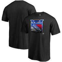 Load image into Gallery viewer, New York Rangers Midnight Mascot T-Shirt - Black NHL Guys Tee
