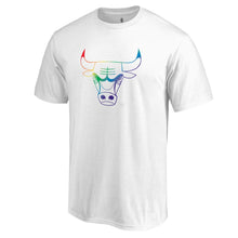 Load image into Gallery viewer, Chicago Bulls Team Pride T-Shirt - White NBA Guys Tee
