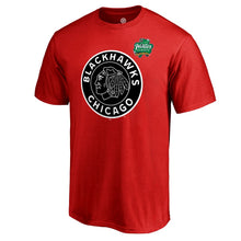 Load image into Gallery viewer, Chicago Blackhawks 2019 Winter Classic Primary Logo T-Shirt - Red NHL Guys Tee
