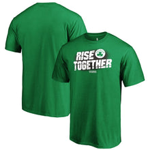 Load image into Gallery viewer, Boston Celtics 2019 Nba Playoffs Bound Slogan Tip-Off Dunk T-Shirt - Kelly Green NBA Guys Tee
