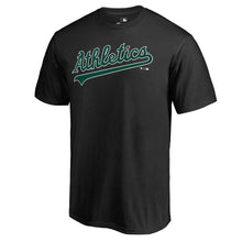 Load image into Gallery viewer, Oakland Athletics Hometown Collection Turn Back The Clock T-Shirt - Black MLB Guys Tee
