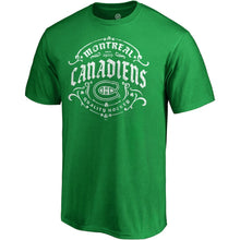 Load image into Gallery viewer, Montreal Canadiens St. Patrick's Day Tullamore T-Shirt - Green NHL Guys Tee
