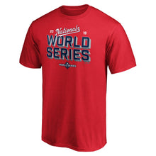 Load image into Gallery viewer, Washington Nationals 2019 World Series Bound Can Of Corn T-Shirt - Red MLB Guys Tee
